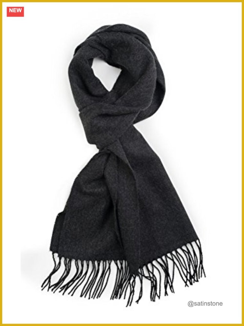 Cashmere Feel Acrylic Winter Scarf Shawl Wrap Fringe Tassel